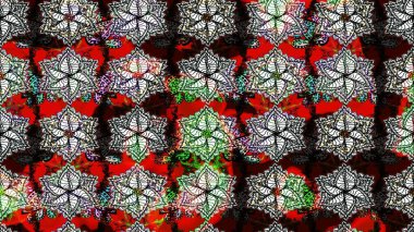 Raster Illustrasyon 'daki Çiçek Deseni' nin son moda çizimi. Siyah renkli çiçekler. Renkli Yaz Temalı eskiz kalıbı. Düz Çiçek Elementleri Tasarımı.