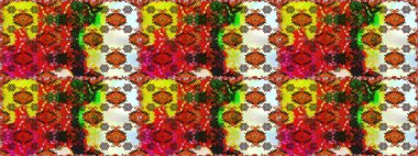 Raster suluboya çiçek deseni, narin çiçekler, kırmızı ve kahverengi çiçekler, tebrik kartı şablonu. Raster Güzel kumaş deseni.