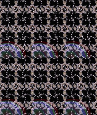 Fantezi kumaş deseni. Çiçekler, suluboya ile sorunsuz çiçek desenli. Raster desen.