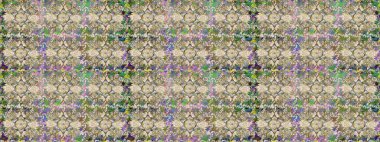 Raster geometrik arka plan. Senin tasarımın için, duvar kağıdı. Altın rengi, kusursuz çizim. Tarafsız renklerde altın desenli altın çiçekli elementler.