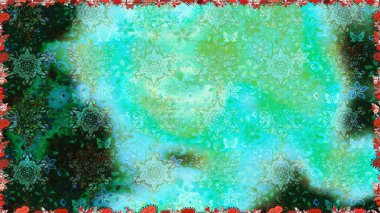 Çiçekli, suluboya desenli kusursuz çiçek deseni. Raster deseni. Küçük çiçekte güzel bir çiçek deseni..