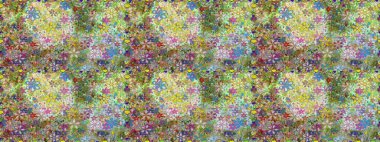 Çiçekli, suluboya desenli kusursuz çiçek deseni. Düz Çiçek Elementleri Tasarım Raster illüstrasyonu. Tarafsız renkler üzerine çiçekler. Renkli Bahar Teması Arkaplansız Desen.