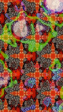 Raster - stok. Kahverengi çiçekli eskiz deseni, suluboya çiçek deseni, sevimli çiçek, duvar kağıdı, kart veya kumaş için fayanslı.