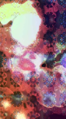 Chichi 'nin kumaş kalıbını çiz. Renkli Bahar Teması eskiz kalıbı. Düz Çiçek Elementleri Tasarımı. Raster illüstrasyonu. Çiçek deseni.