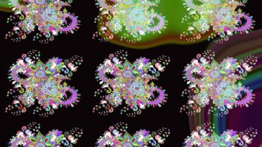 Raster deseni. Çiçekli çiçek deseni, suluboya. Küçük çiçekte güzel bir çiçek deseni..