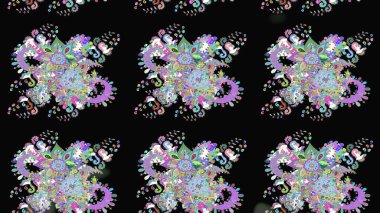 Renkli Yaz Temalı eskiz kalıbı. Yazdır. Güzel kumaş deseni. Raster çiçekli arka plan. Güzel eskiz şekli. Düz Çiçek Elementleri Tasarımı.