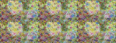 Çiçekli, suluboya desenli kusursuz çiçek deseni. Düz Çiçek Elementleri Tasarım Raster illüstrasyonu. Tarafsız renkler üzerine çiçekler. Renkli Bahar Teması Arkaplansız Desen.