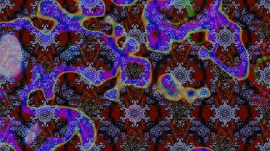 Kızılderili desenli desenli desenli şal deseni. Etnik Mandala süsü. Raster Henna dövme stili. Tekstil, tebrik kartı, boyama kitabı, telefon kılıfı baskısı için kullanılabilir.