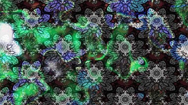 Zentangle soyut çiçekleri. Karalama çiçeği. Raster illüstrasyonu. Güzel kumaş deseni. Renkli Bahar Teması eskiz kalıbı. Düz Çiçek Elementleri Tasarımı.