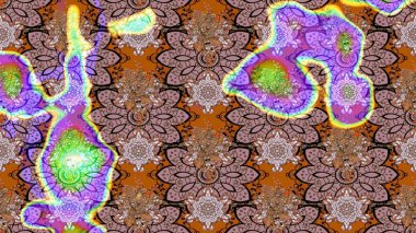 Manzaralı çiçek deseni. Çiçek kompozisyonu, el boyası, hassas şablon. Üst manzara, yumuşak kahverengi renk. Sevgililer günü ve tebrik kartı konsepti için şık bir davet.