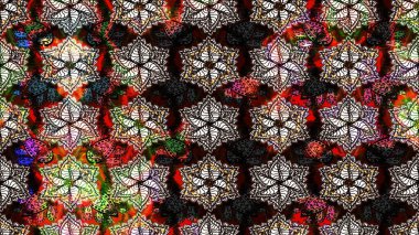 Kızılderili desenli desenli desenli şal deseni. Etnik Mandala süsü. Raster Henna dövme stili. Tekstil, tebrik kartı, boyama kitabı, telefon kılıfı baskısı için kullanılabilir.