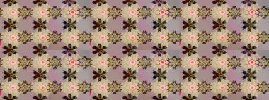 Çiçekli çiçek deseni, suluboya. Renkli Bahar Teması eskiz kalıbı. Çiçekler bej ve nötr renklerde. Raster illüstrasyonu. Düz Çiçek Elementleri Tasarımı.