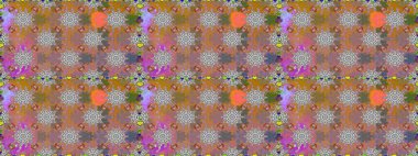 Doodle unsurları. Sorunsuz çiçek deseni kaydırma kağıt, davet, el ilanı, afiş veya Web sitesi Web sitesi arka plan duvar kağıdı için kullanılabilir. Elle çizilmiş Raster illüstrasyon.