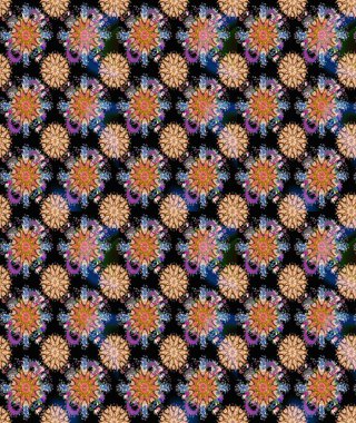 Botanik seamless modeli. Organik öğeleri. Suluboya efekti. Raster desen.