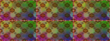 Çiçekli zambaklar kusursuz bir arka plan. Çiçek tasarımı için inanılmaz bir kolaj cenneti tarzı. Parlak çiçekli kolaj çiçekleri yeşil ve kahverengi.