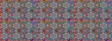 Şirin çiçek elementleri. Gri ve nötr renkte çiçekler. Raster illüstrasyonu. Kusursuz..