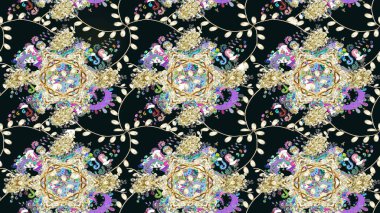 Küçük çiçekteki sevimli çiçek deseni. Gri renkli çiçekler.