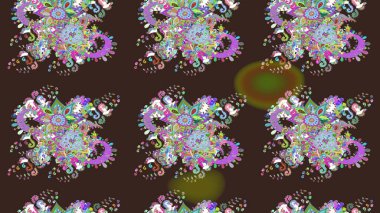 Büyük bir çiçek boyası seti. Raster şirin suluboya çiçek desenleri çiziyor. Kartlar, davetiyeler, tarih kartları ve daha fazlası için kullanılabilir.