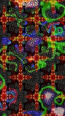 Çiçek izi. Suluboya çizim kalıbı. Suluboya tarzında siyah renkte çiçekler.