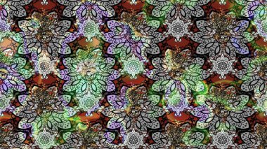 Küçük gri çiçeklerle oldukça eski bir besin torbası deseni. Tekstil, kumaş, kapaklar, duvar kağıtları, baskı, paket, koleksiyon defteri, örgü, dekupaj için çiçek arkaplanı..