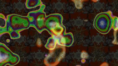 Küçük çiçekteki sevimli çiçek deseni. Kahverengi renkte çiçekler.