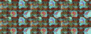 Çiçek deseni. Flower eskiz arka planı. Raster illüstrasyonu. Şatafatlı bahar bahçesi dokusu.