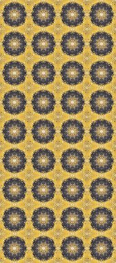 Düz elle çizilmiş klasik koleksiyon. Raster altın pürüzsüz desen. Altın desenli sarı, bej ve gri renklerde altın elementler. Arkaplan, kumaş, altın duvar kağıdı.