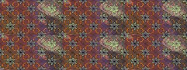 Çiçekli karalama şeklinde Raster çiçek deseni. Nazik, narin çiçek arkaplanı. Kahverengi ve gri renkte çiçekler.