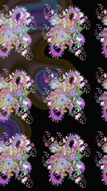 Suluboya desenli çiçek deseni. Dekorasyon ve tasarım için güzel bir desen. Moda baskısı. Çiçeğin suluboya çizimlerinin mükemmel deseni. Ayarlanmış.