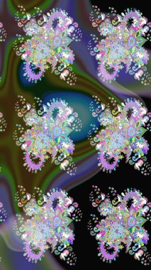 Tarafsız renklerde manzaralı çiçek deseni. Çiçek kompozisyonu, el boyası, hassas şablon. Üst manzara, yumuşak stil. Sevgililer günü ve tebrik kartı konsepti için şık bir davet.