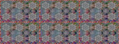 Kızılderili desenli desenli desenli şal deseni. Etnik Mandala süsü. Raster Henna dövme stili. Tekstil, tebrik kartı, boyama kitabı, telefon kılıfı baskısı için kullanılabilir.