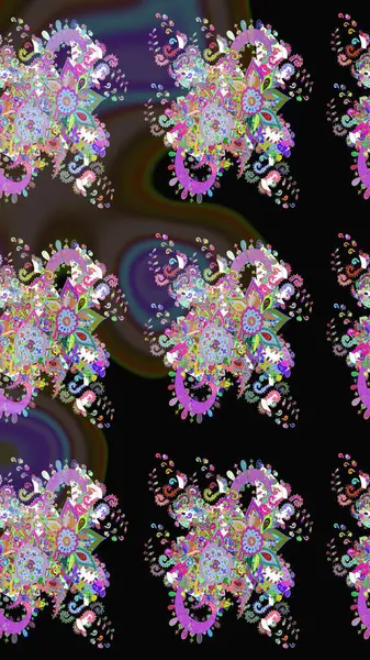 Suluboya desenli çiçek deseni. Dekorasyon ve tasarım için güzel bir desen. Moda baskısı. Çiçeğin suluboya çizimlerinin mükemmel deseni. Ayarlanmış.