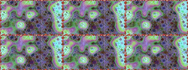 Çiçeksiz desenli arka plan. Renkli Bahar Temalı Kusursuz Arkaplan. Düz Çiçek Elementleri Tasarım Raster illüstrasyonu. Yeşil renkte çiçekler.