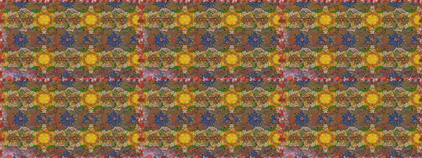 Bahar çiçekli, dikişsiz, sevimli çiçek deseni. Raster illüstrasyonu. Güzel kumaş deseni.