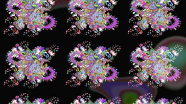 Raster çiçekli arka plan. Yazdır. Güzel eskiz şekli. Güzel kumaş deseni. Renkli Yaz Temalı eskiz kalıbı. Düz Çiçek Elementleri Tasarımı.