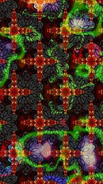 Düz Çiçek Elementleri Tasarımı. Renkli Bahar Teması eskiz kalıbı. Sevimli çiçek raster deseni. Siyah renkte çiçekler.