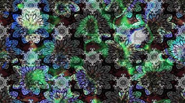 Çiçekli karalama şeklinde Raster çiçek deseni. Nazik, narin çiçek arkaplanı. Gri renkli çiçekler.