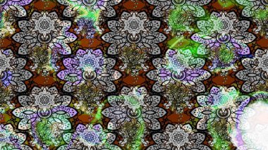 Raster suluboya çiçek deseni, narin çiçekler, gri çiçekler, tebrik kartı şablonu. Raster Güzel kumaş deseni.