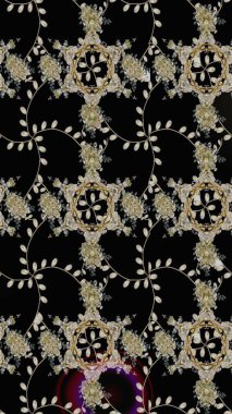 Suluboya çizim kalıbı. Dekorasyon ve tasarım için güzel bir desen. Moda baskısı. Çiçeğin suluboya çizimlerinin mükemmel deseni. Eski model. Raster illüstrasyonu.