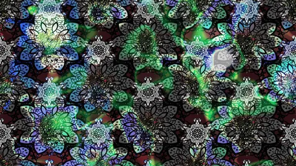 Çiçekli karalama şeklinde Raster çiçek deseni. Nazik, narin çiçek arkaplanı. Gri renkli çiçekler.