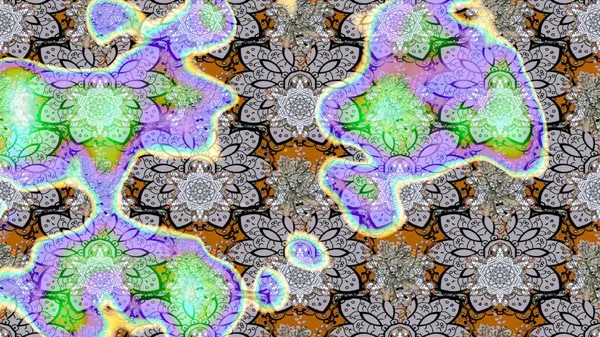 Küçük çaplı çiçeklerdeki basit şirin desenler. Tekstil veya kitap kapakları, imalat, duvar kağıtları, baskı, hediye paketi ve yapıştırma kitabı için çiçek eskizi geçmişi. Raster illüstrasyonu.