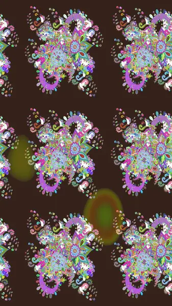 Raster şirin suluboya çiçek desenleri çiziyor. Büyük bir çiçek boyası seti. Kartlar, davetiyeler, tarih kartları ve daha fazlası için kullanılabilir.