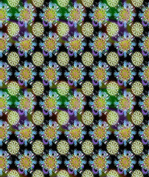 Tarafsız ve siyah renklerde çiçekler. El çizimi çiçekli, soyut, pürüzsüz desen. Raster illüstrasyonu.