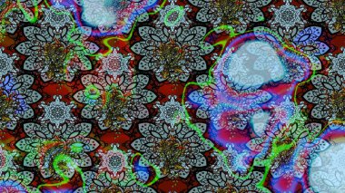 Karalama çiçekleri çizim kalıbı. Sanat çiçeklere ilham verir ve arka planda izler bırakır. Mavi el çizimi desen. Raster deseni.