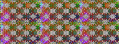 Kahverengi renkli çiçekler. Raster düz çiçekleri pürüzsüz desen. Tasarım hediye paketi, tebrik kartları, posterler ve afiş tasarımı.