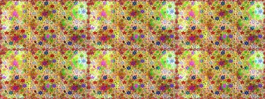 Fantezi kumaş deseni. Çiçekler, suluboya ile sorunsuz çiçek desenli. Raster desen.