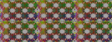 Hediye ambalaj kağıdı, tebrik kartları, posterler ve pankart tasarımı. Raster düz çiçekleri pürüzsüz desen. Kahverengi ve gri renkte çiçekler.