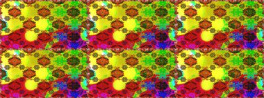 Klasik çiçekler. El çizimi, soyut ve süslü elementler. Yaz çiçekleri teması. Sarı ve kırmızı renkler. Suluboya resim taklit Raster illüstrasyonu.