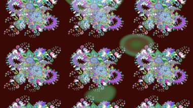 Of doodle elements. Hand drawn Raster illustration. Sketch flower pattern can be used for wallpaper, website background, wrapping paper, invitation, flyer, banner or website.