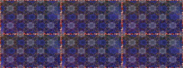 Çiçek deseni. Raster illüstrasyonu. Kusursuz Chichi kumaş deseni. Renkli Bahar Temalı Kusursuz Arkaplan. Düz Çiçek Elementleri Tasarımı.